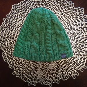 Green winter hat